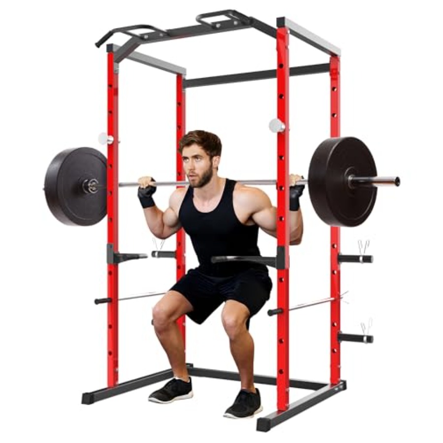 Home Gym Pull Up - Heavy-Duty Power Cage with Pull-Up Bar