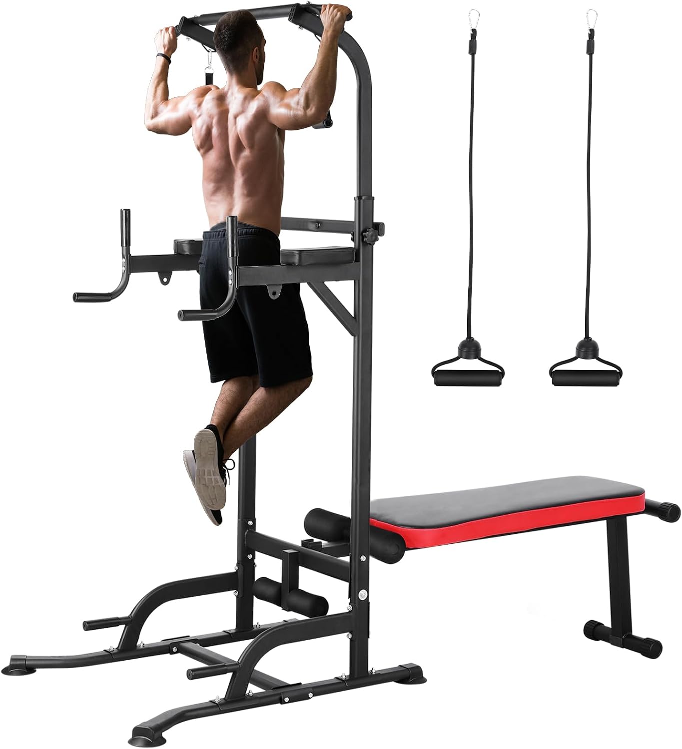 Home Gym Pull Up - Power Tower with Bench, Pull Up