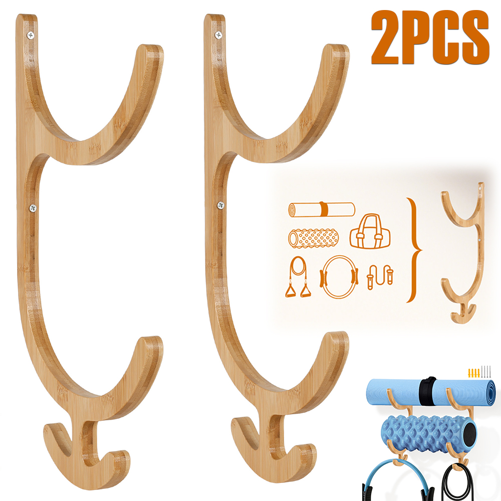 Home Gym Yoga Mat Storage - 2Pcs Yoga Mat Storage Rack Wall