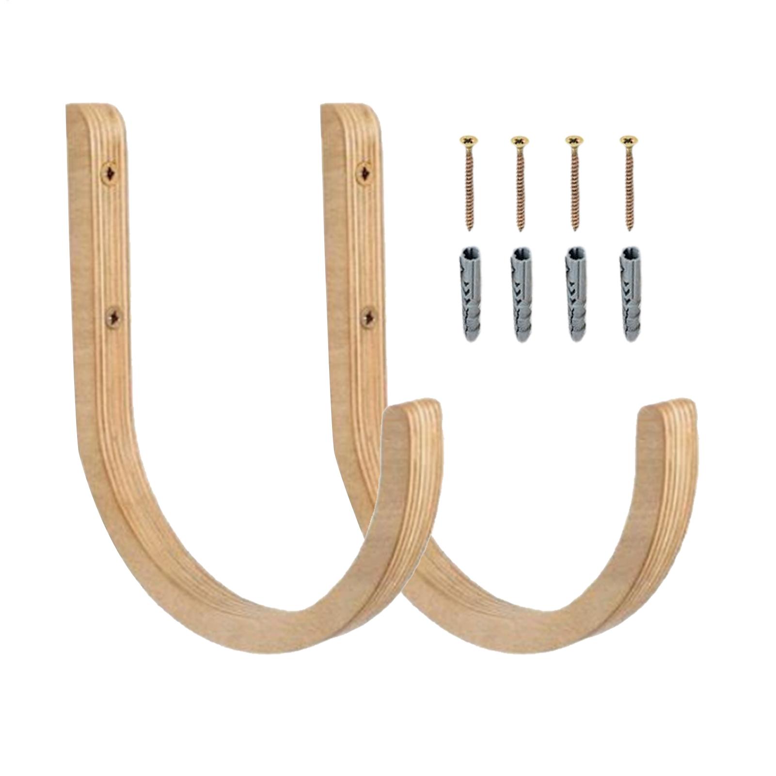Home Gym Yoga Mat Storage - Yoga Mat Holder 2 Pieces Wooden