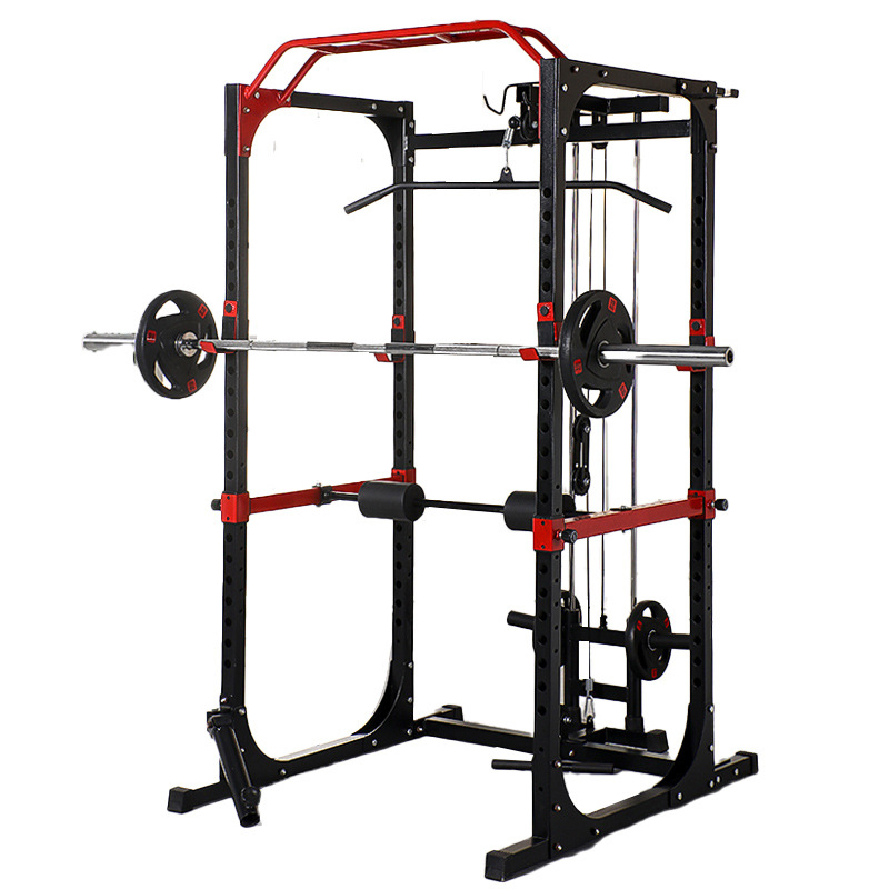 Home Gym Pull Up - Comercial Power Cage Squat Rack Multi-Grip
