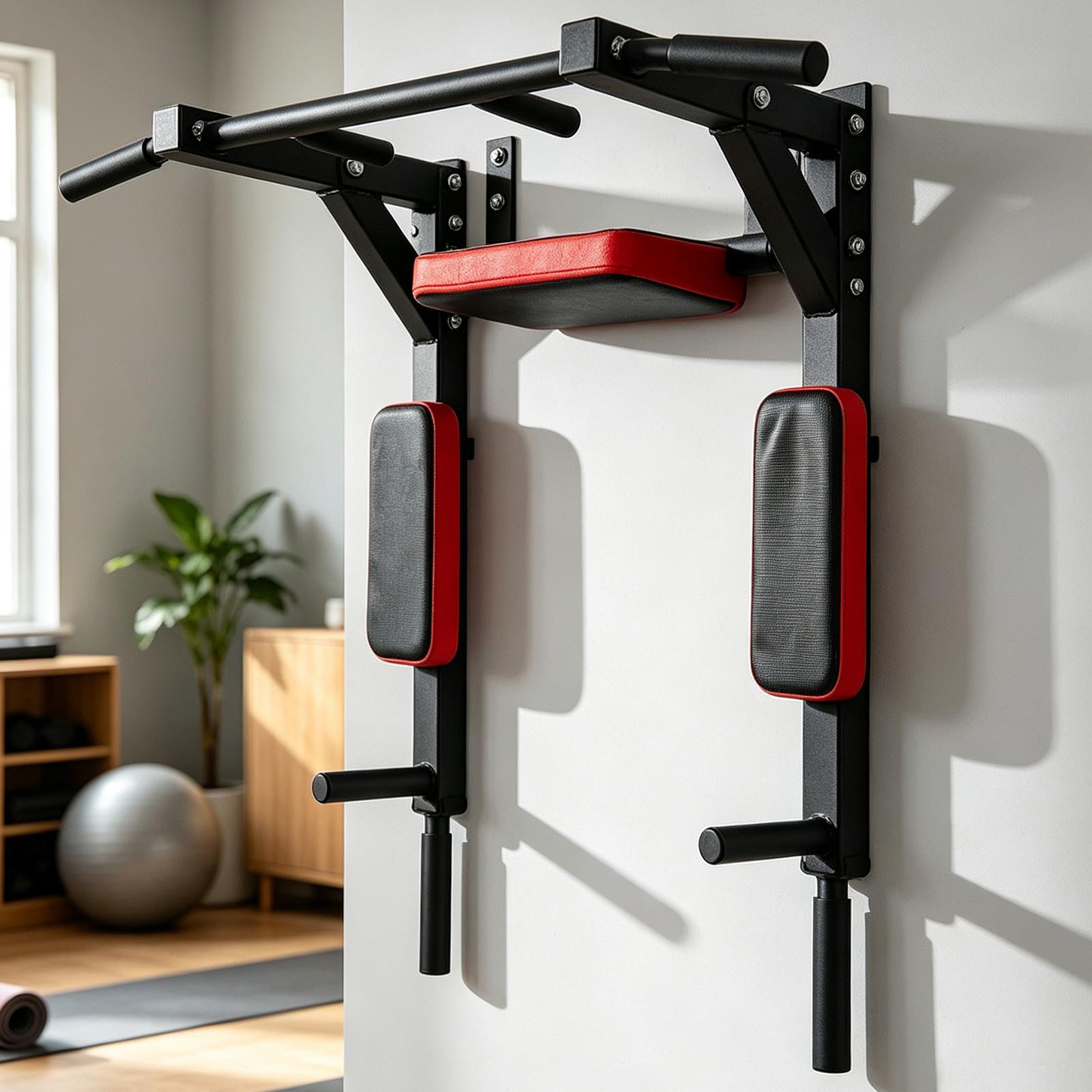 Home Gym Pull Up - Wall-Mounted Pull-up Bar Fitness Horizontal Bar