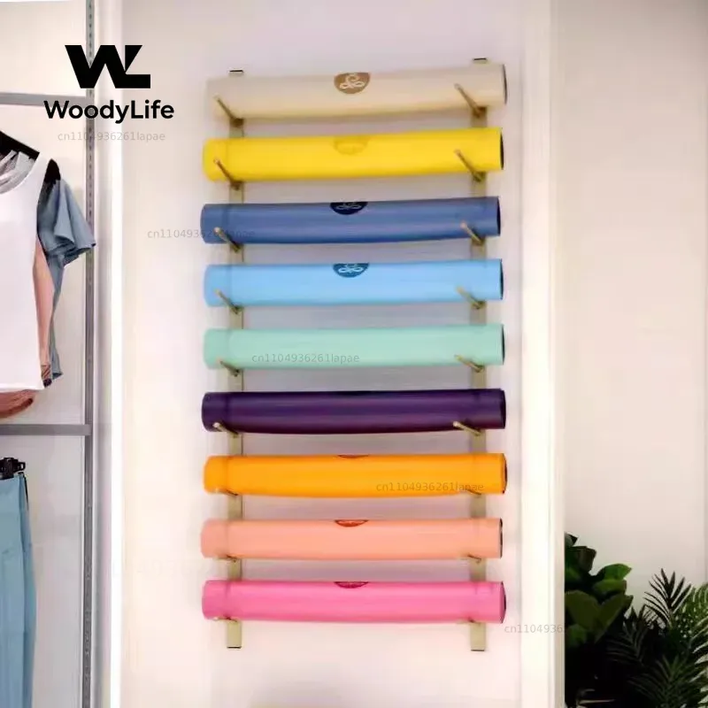 Studio Wall Rack Large Capacit - Home Gym Yoga Mat Storage review and price
