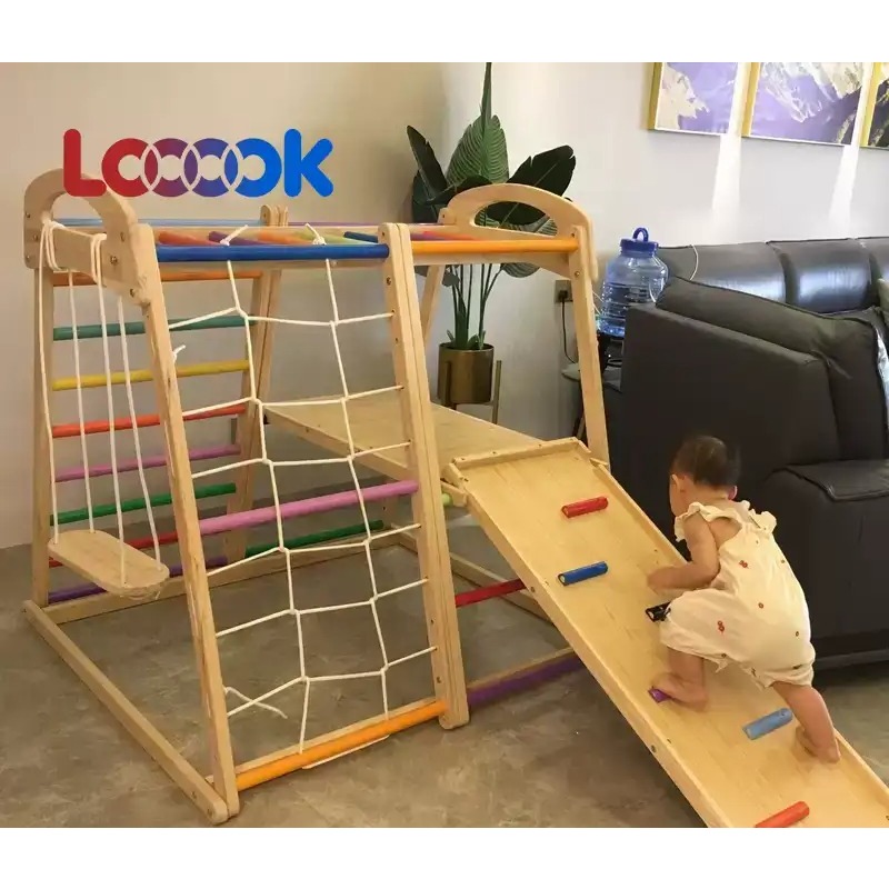 Multifunctional Wooden Toddler - Home Gym For Toddlers review and price