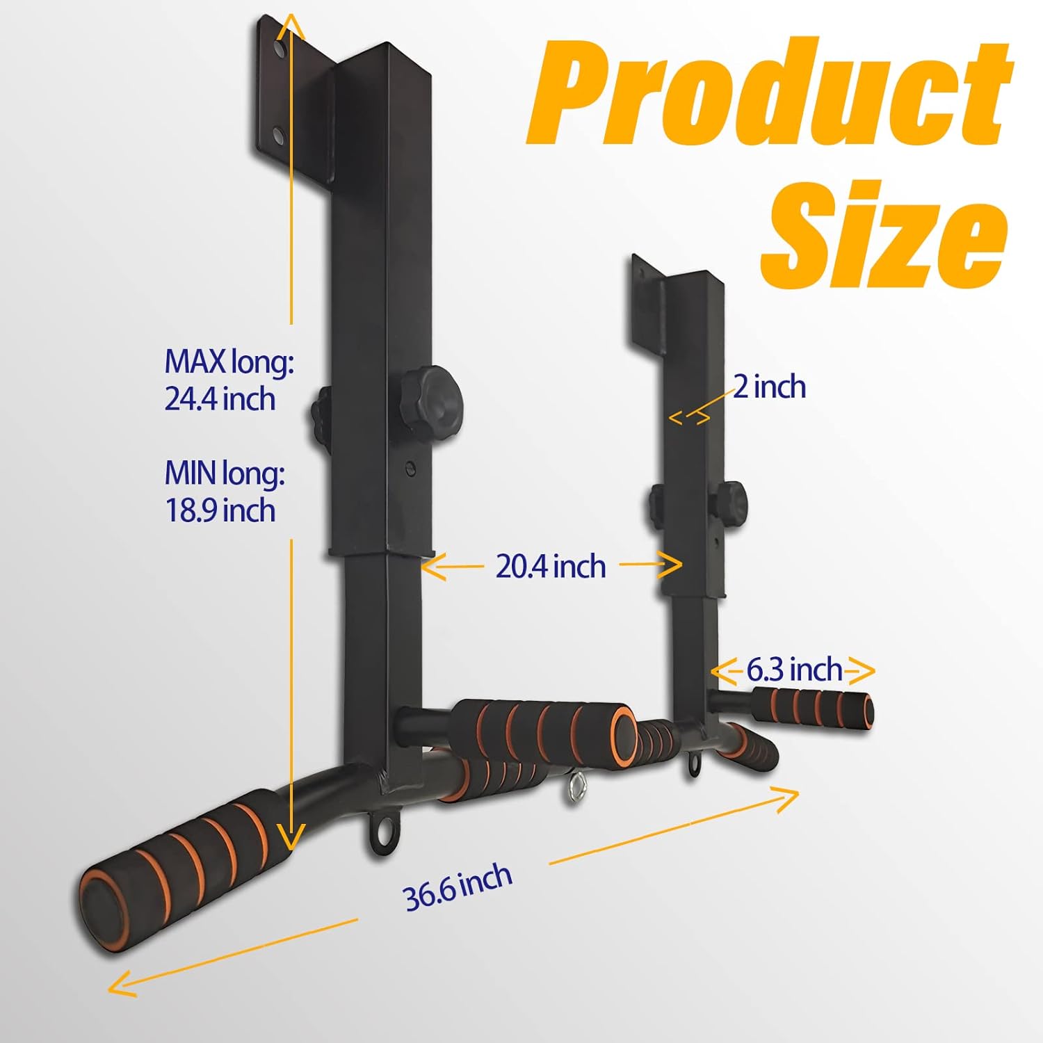 Wall Mounted Dip Station Pull- - Home Gym Wall review and price