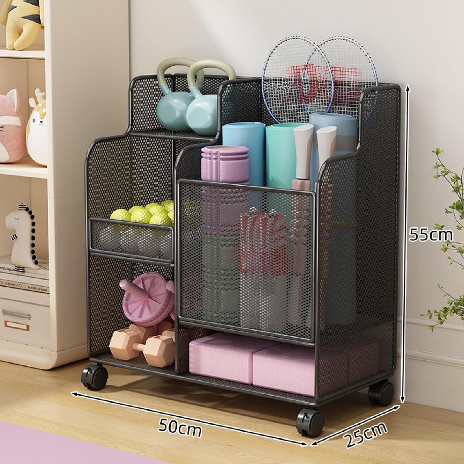 Sports Equipment Storage Rack  - Home Gym Yoga Mat Storage review and price