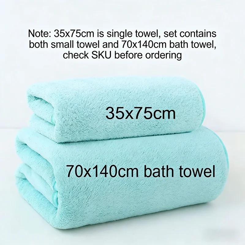Coral Fleece Thickened Towel a - Home Gym Nala review and price
