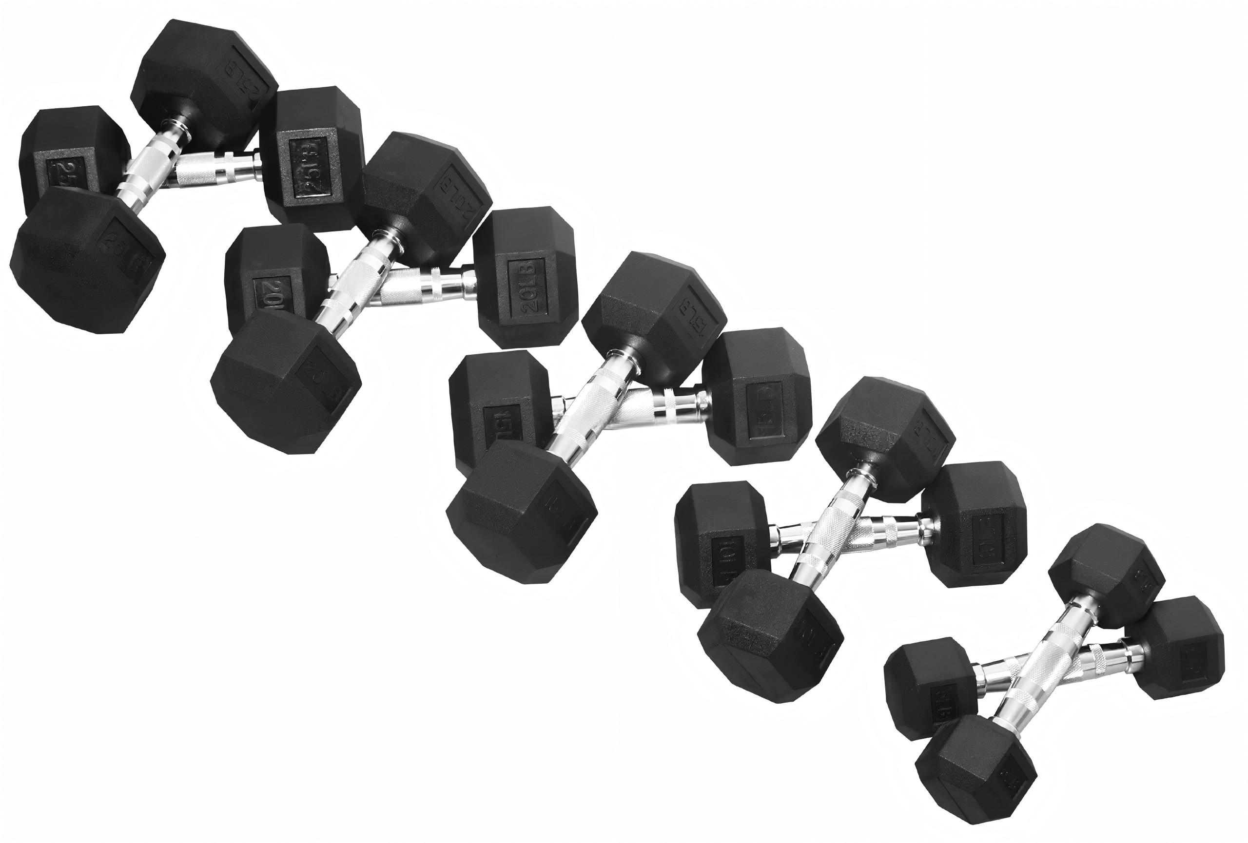 Premium Rubber Coated Hex Dumb - Home Gym Build review and price