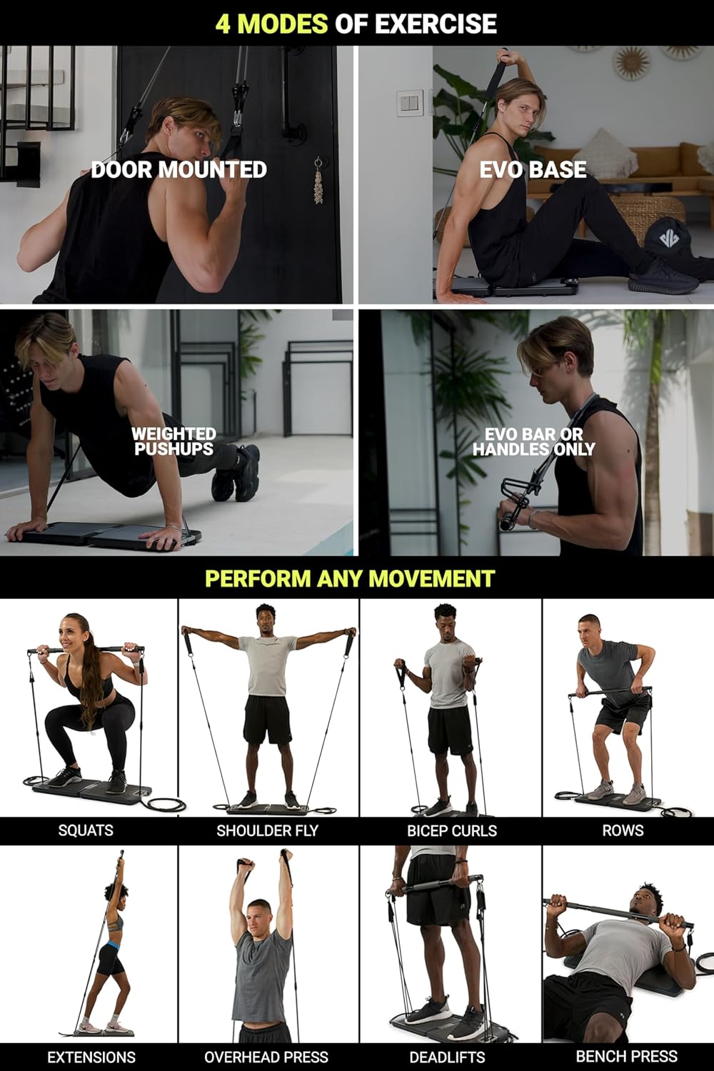 All-in-One Portable Home Gym:  - Home Gym Resistance review and price