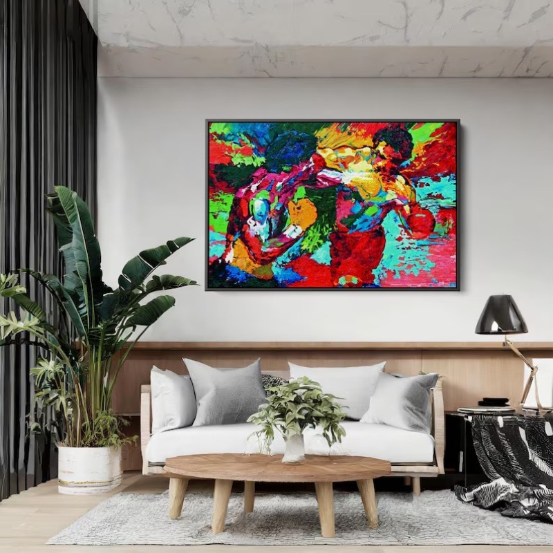 Graffiti Abstract Colorful Box - Home Gym Interior Design review and price