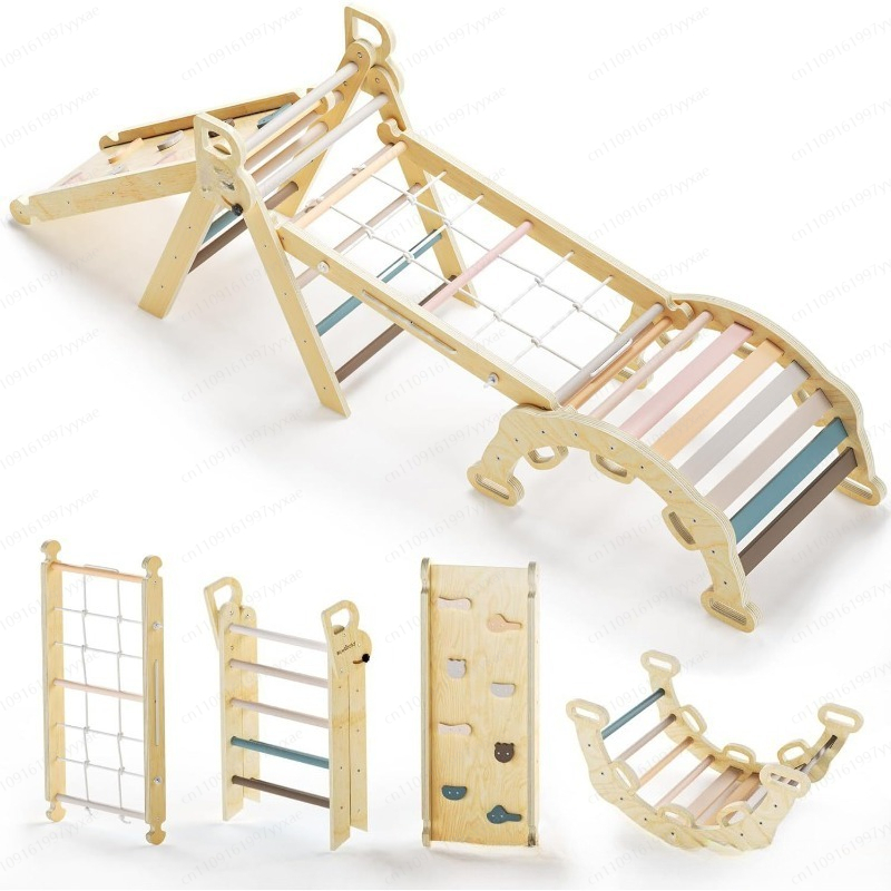 Indoor Home Solid Wood Childre - Home Gym For Toddlers review and price