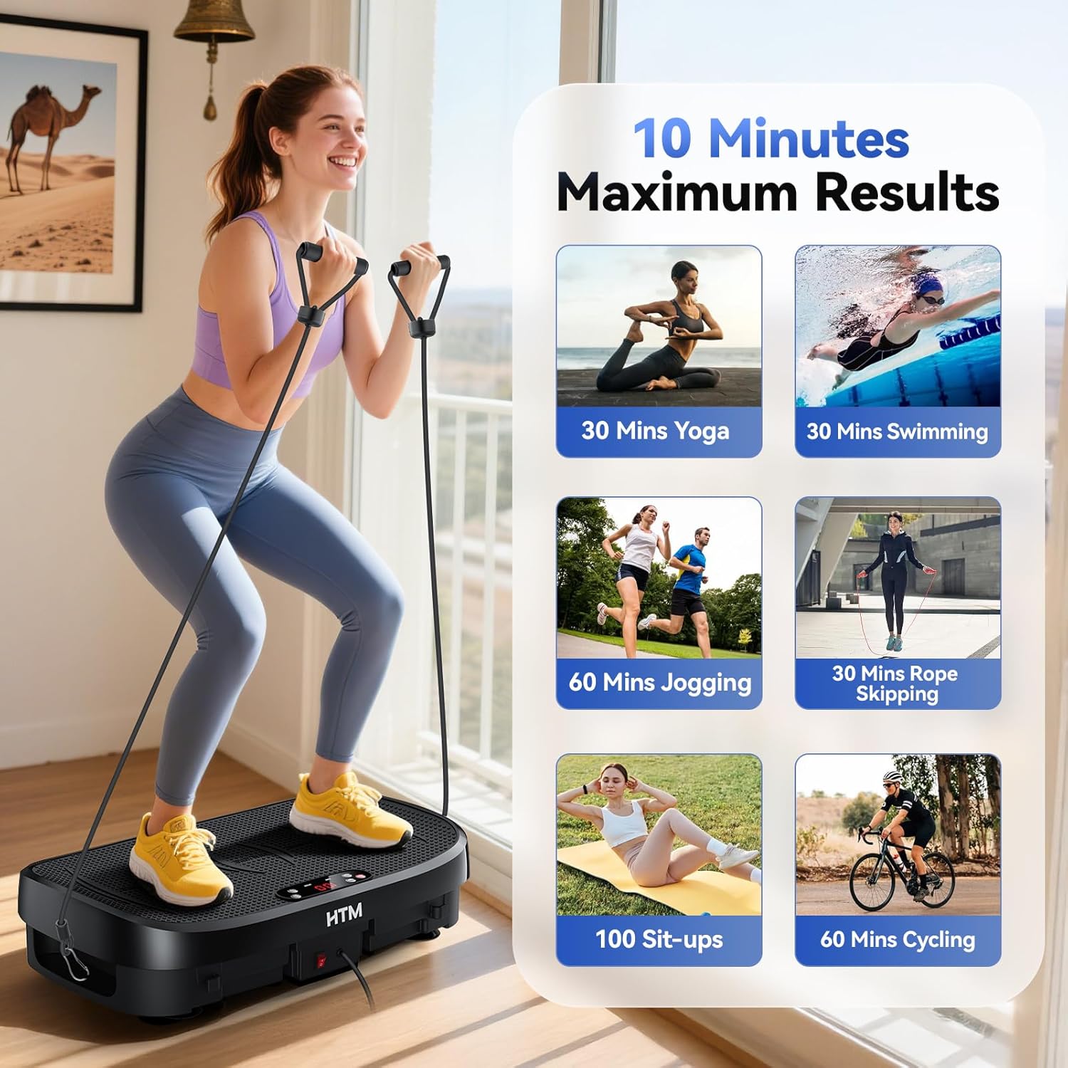 Vibration Plate Fat Burning Fi - Home Gym Weight Machine review and price