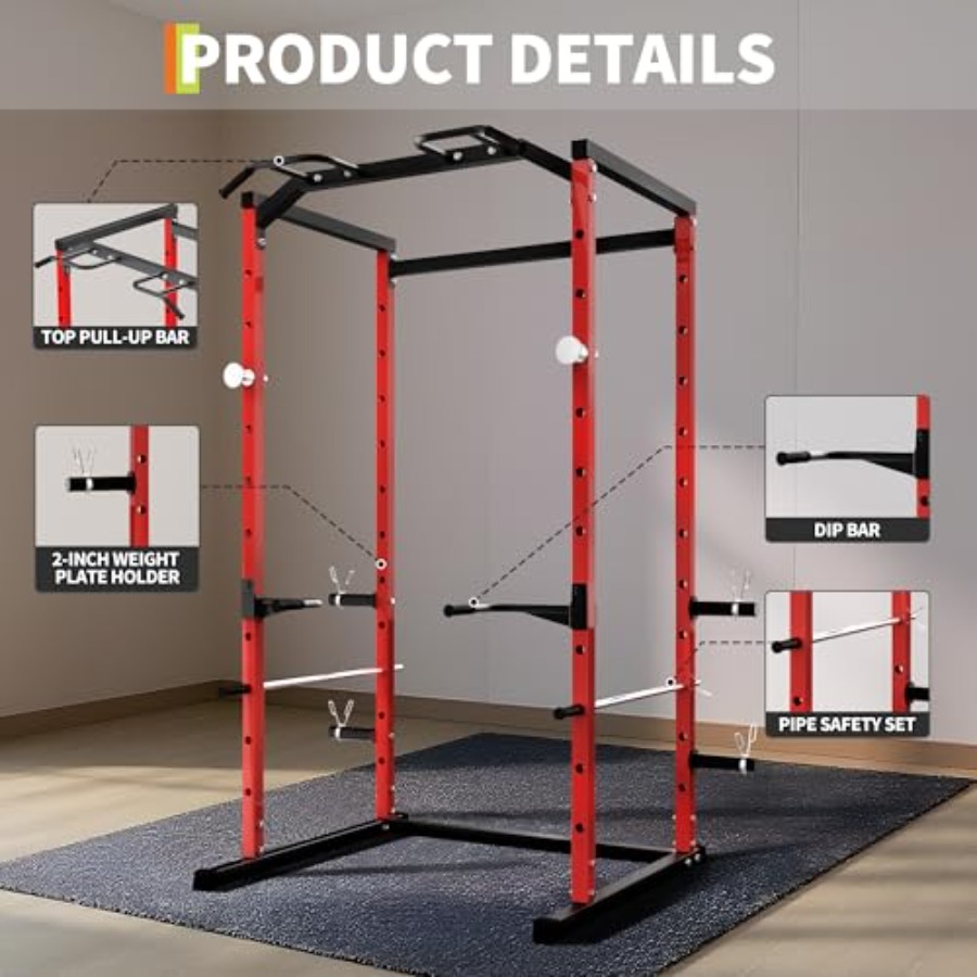 Heavy-Duty Power Cage with Pul - Home Gym Pull Up review and price
