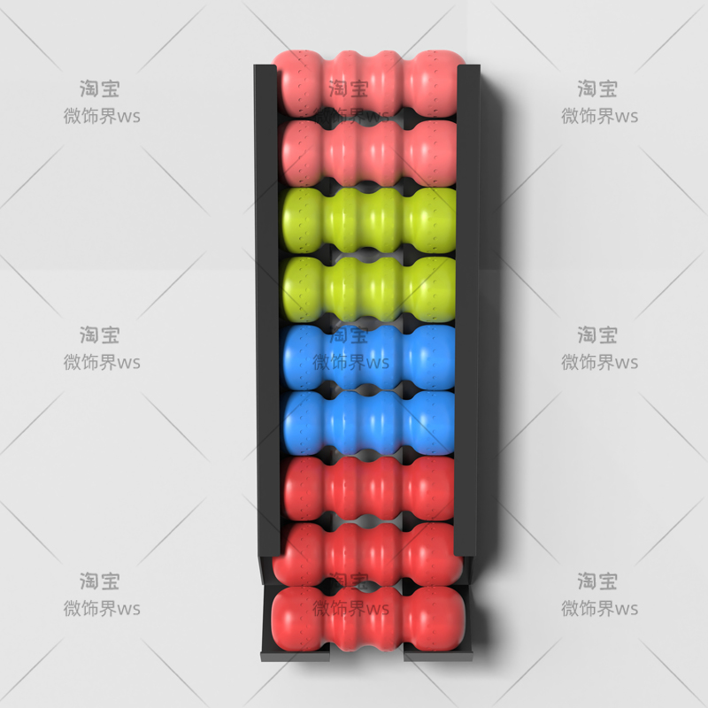‌Wall Mounted Sports Ball Rack - Home Gym Yoga Mat Storage review and price