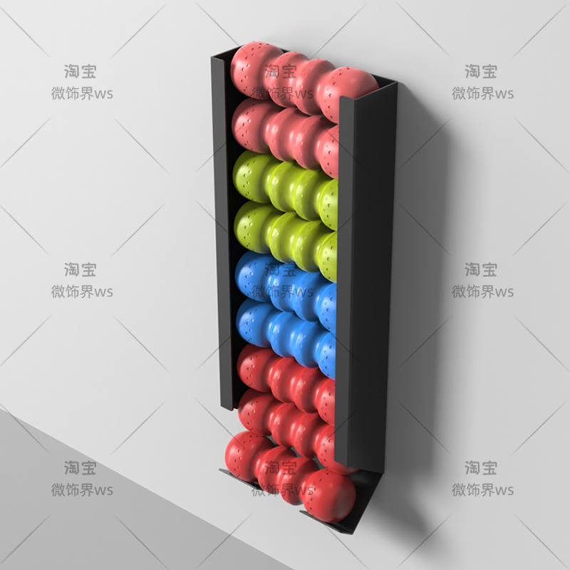 ‌Wall Mounted Sports Ball Rack - Home Gym Yoga Mat Storage review and price