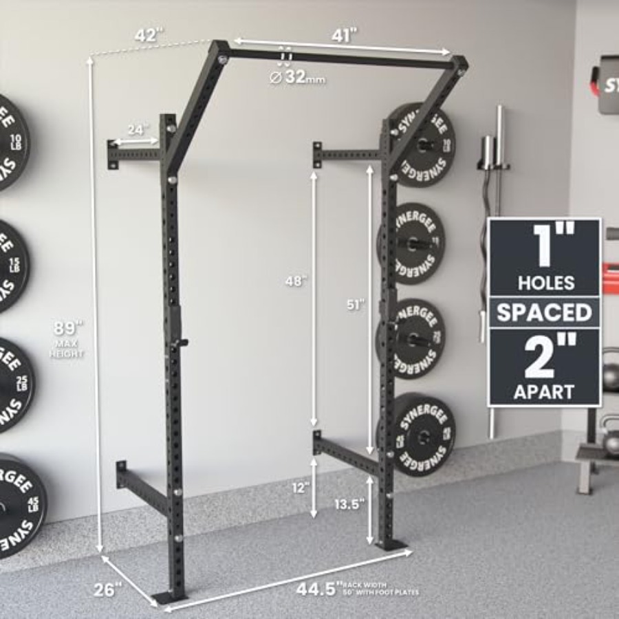 Wall Mounted Squat Rack for ho - Home Gym Pull Up review and price