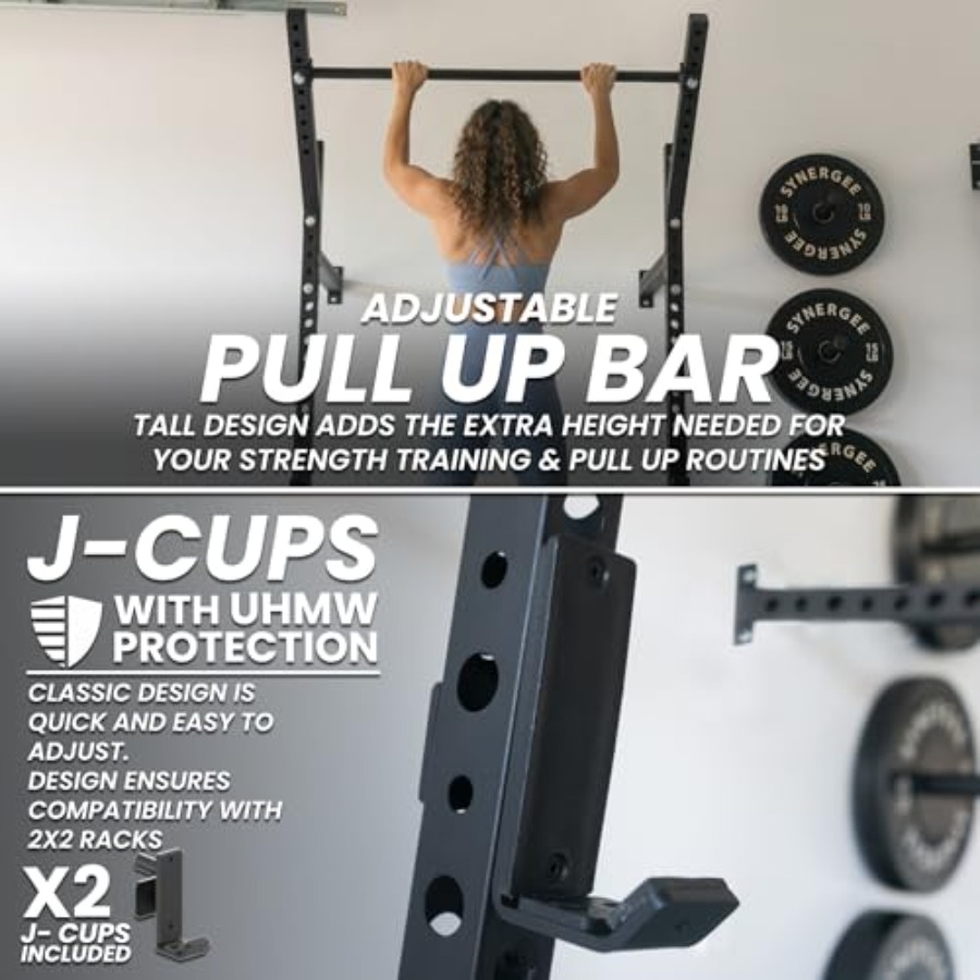 Wall Mounted Squat Rack for ho - Home Gym Pull Up review and price