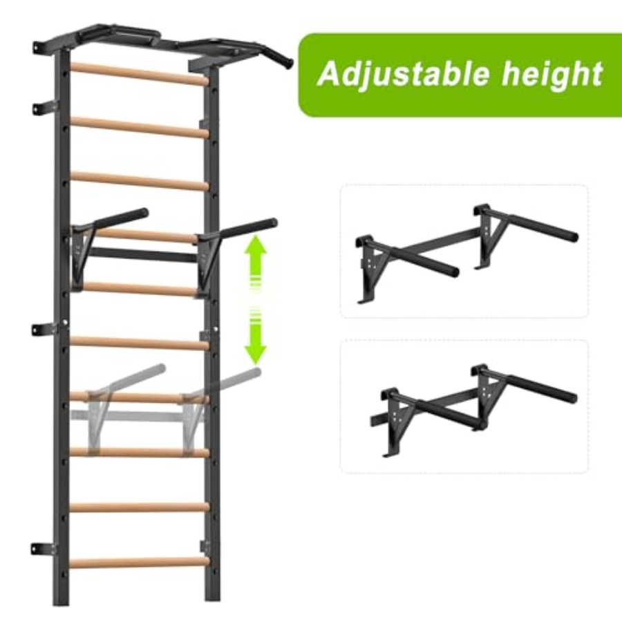 Wall Mounted Gymnastic Stall B - Home Gym Pull Up review and price
