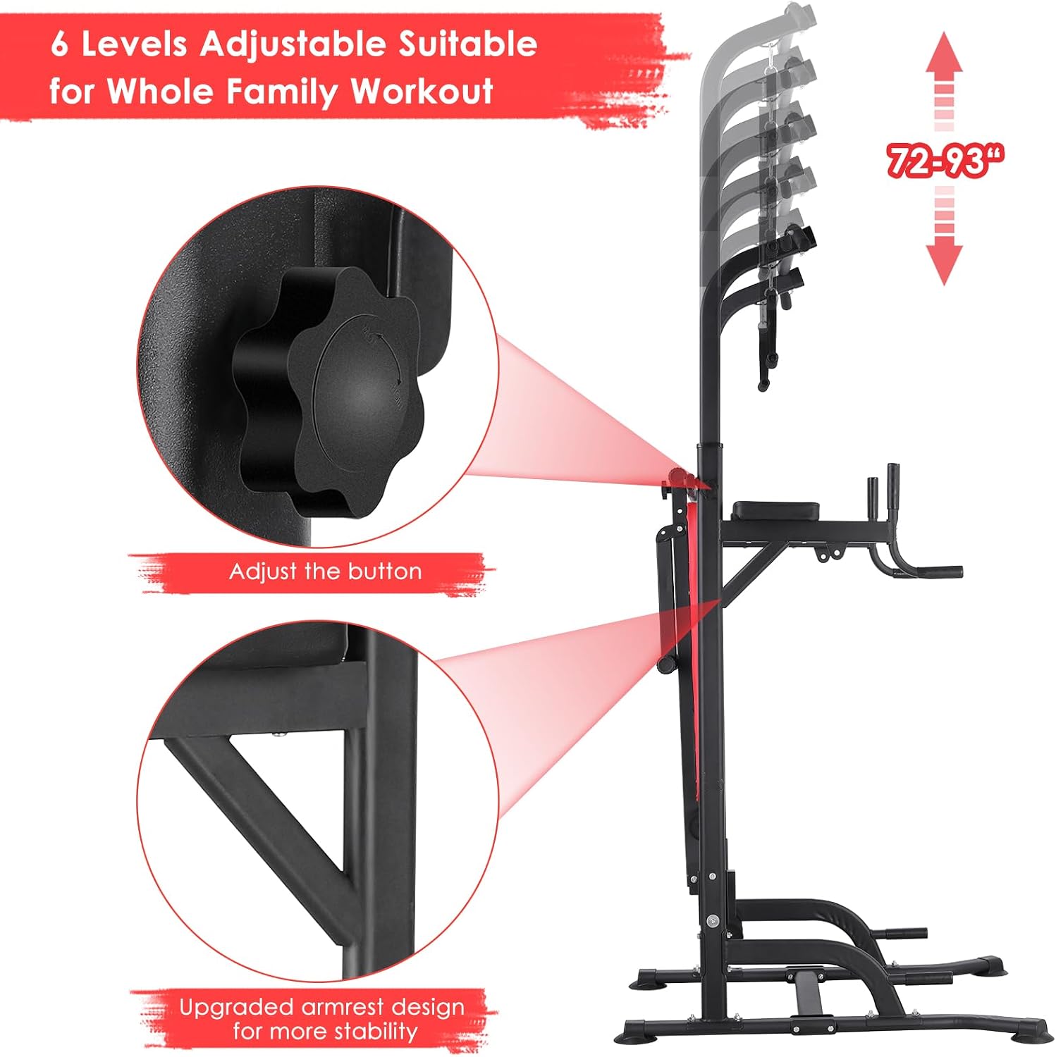 Power Tower with Bench, Pull U - Home Gym Pull Up review and price