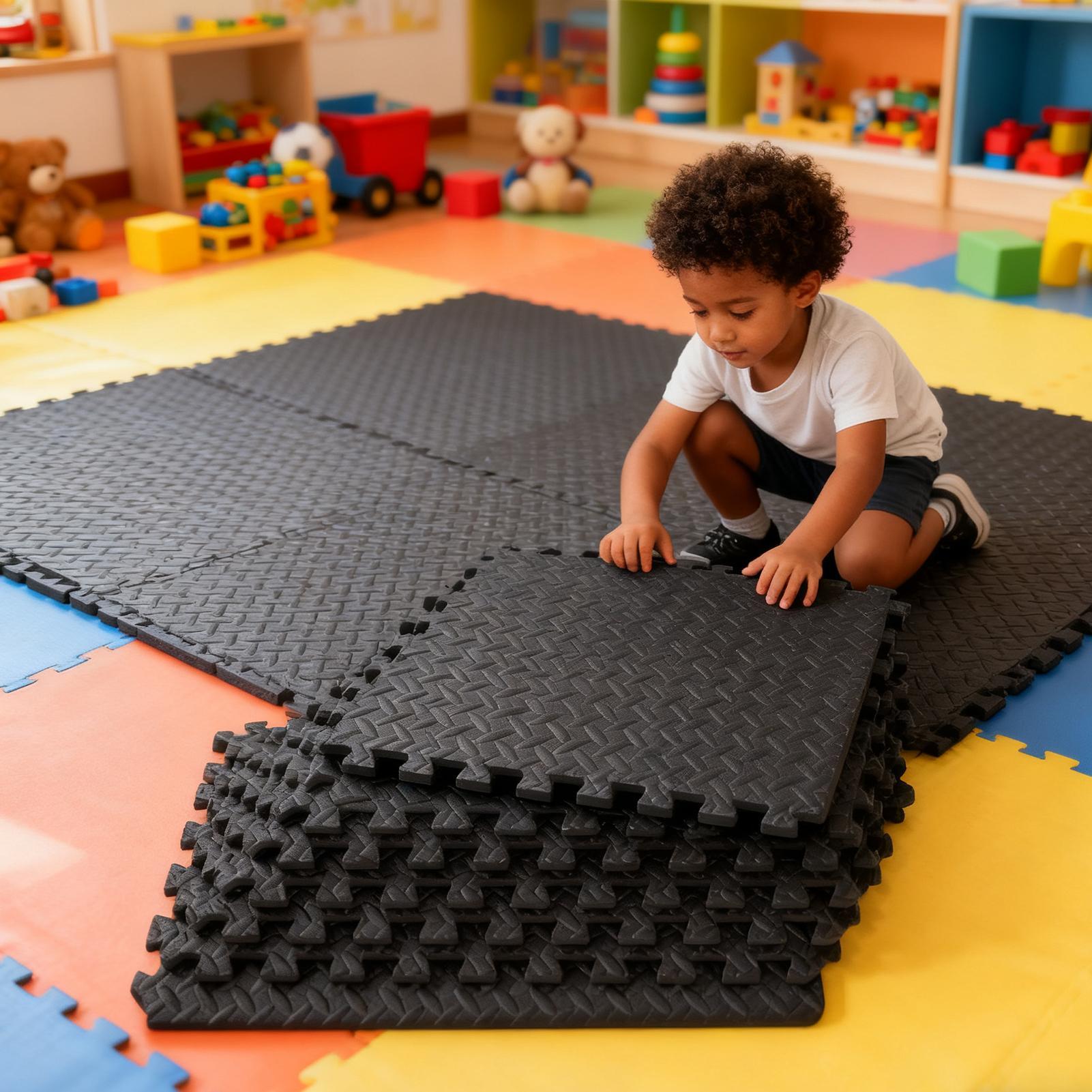 Gym Tiles 12 Pieces Interlocki - Home Gym For Toddlers review and price