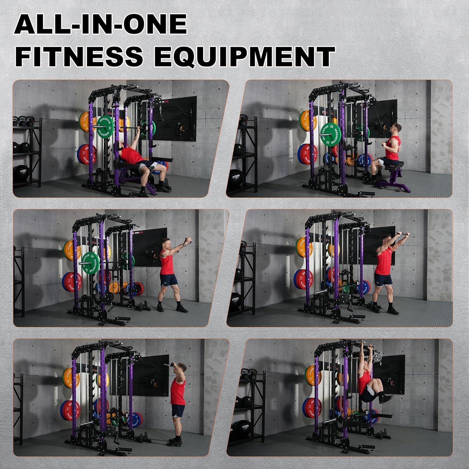 Smith Machine, 2600LBS Squat R - Home Gym Nala review and price