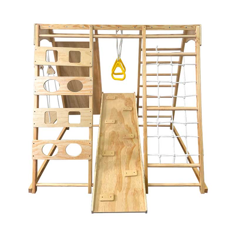 Kids Wooden Climbing Frame, In - Home Gym For Toddlers review and price