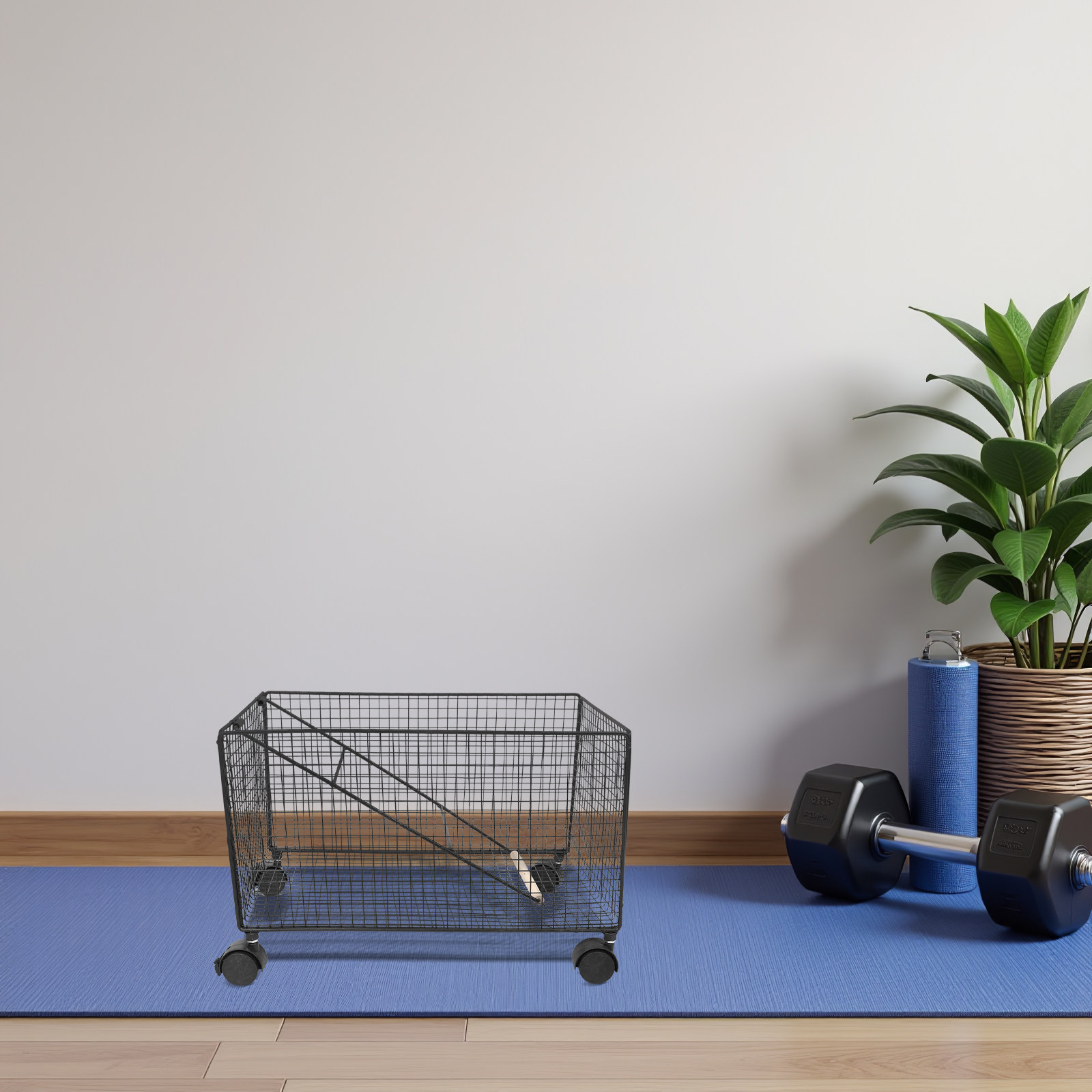 Multipurpose Gym Equipment Org - Home Gym Yoga Mat Storage review and price