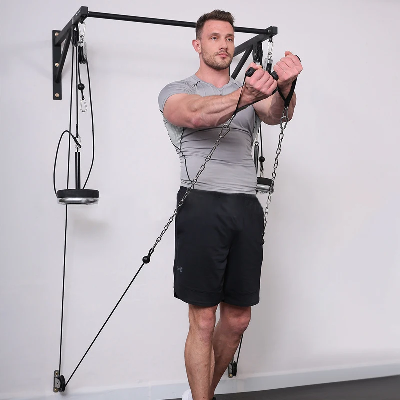 Wall Mounted DIY Fitness Pulle - Home Gym Equipment Diy review and price