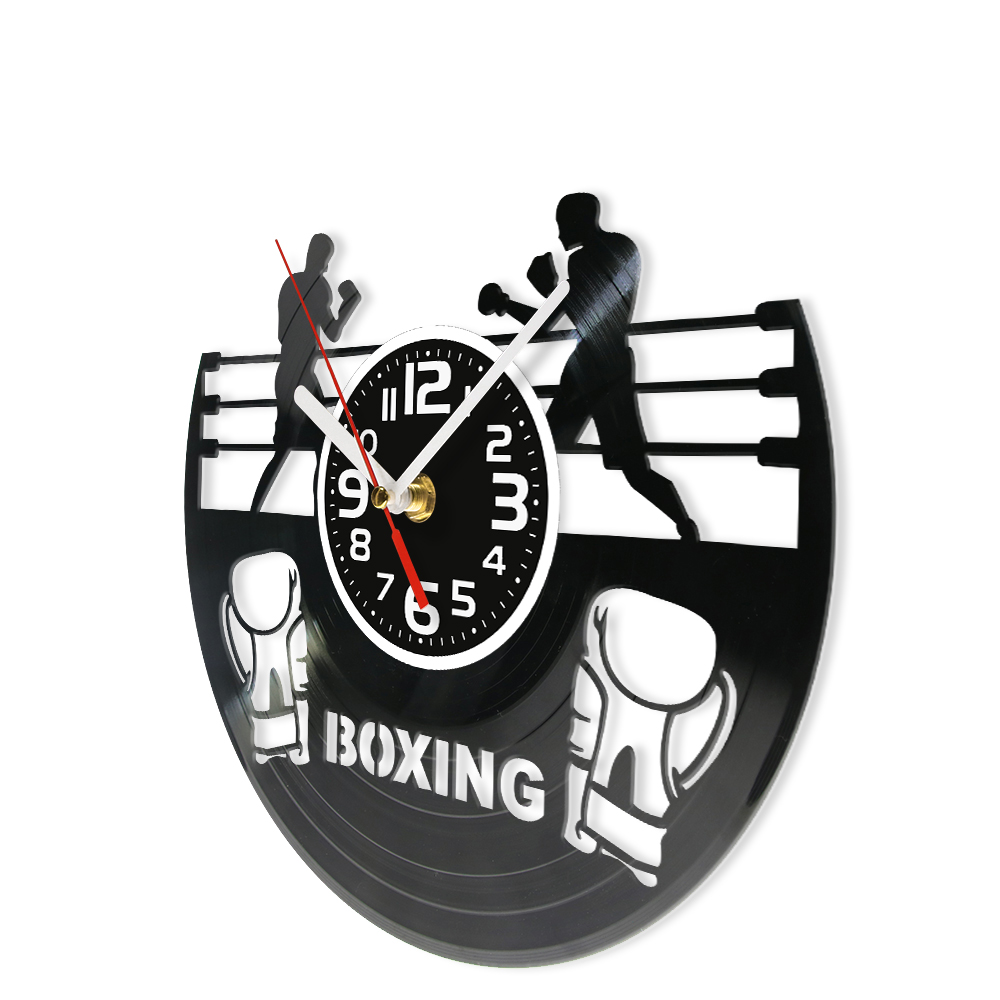 Boxing Ring Vinyl Record Wall  - Home Gym Living Room Ideas review and price