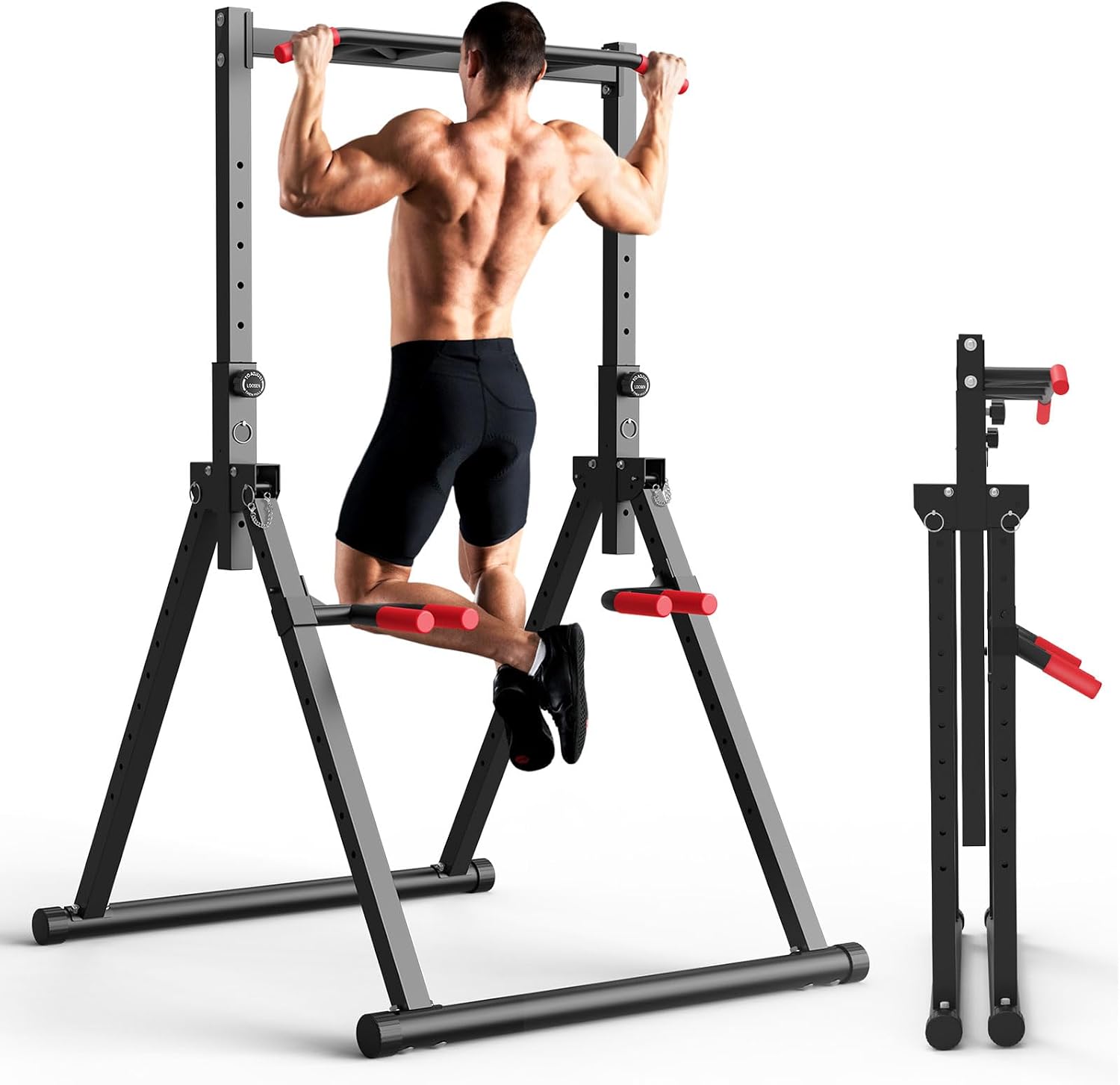 Foldable Power Tower Dip Stati - Home Gym Pull Up review and price