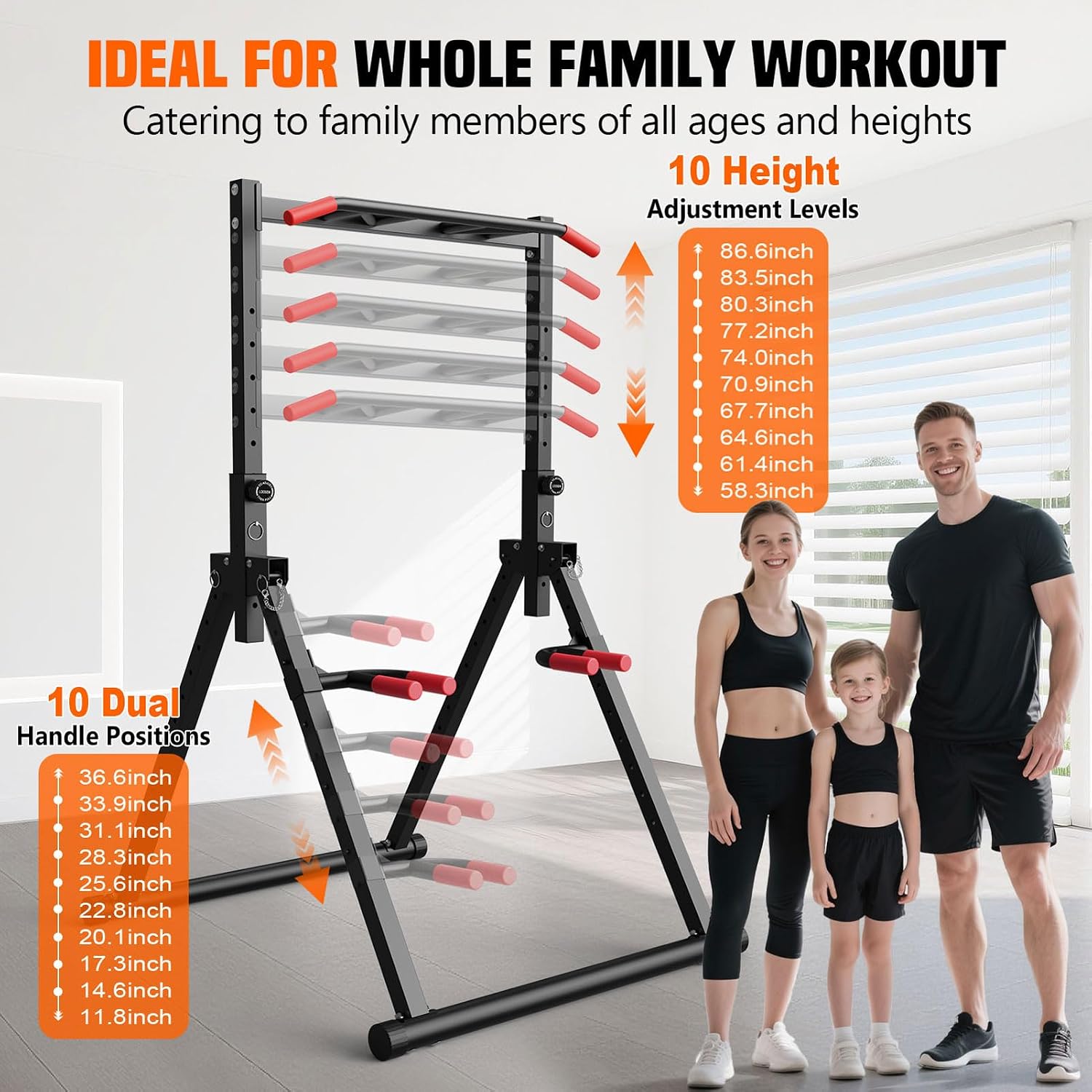Foldable Power Tower Dip Stati - Home Gym Pull Up review and price