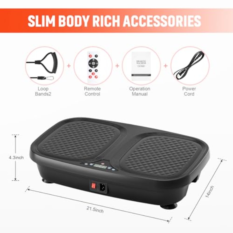 Vibration Plate Exercise Machi - Home Gym Weight Machine review and price