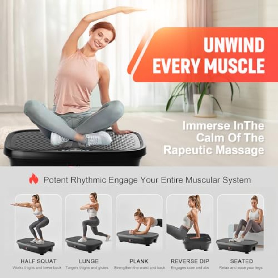 Vibration Plate Exercise Machi - Home Gym Weight Machine review and price