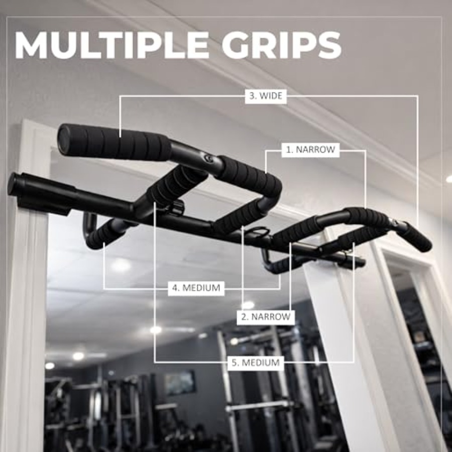 Doorway Pull Up Bar Set with S - Home Gym Pull Up review and price