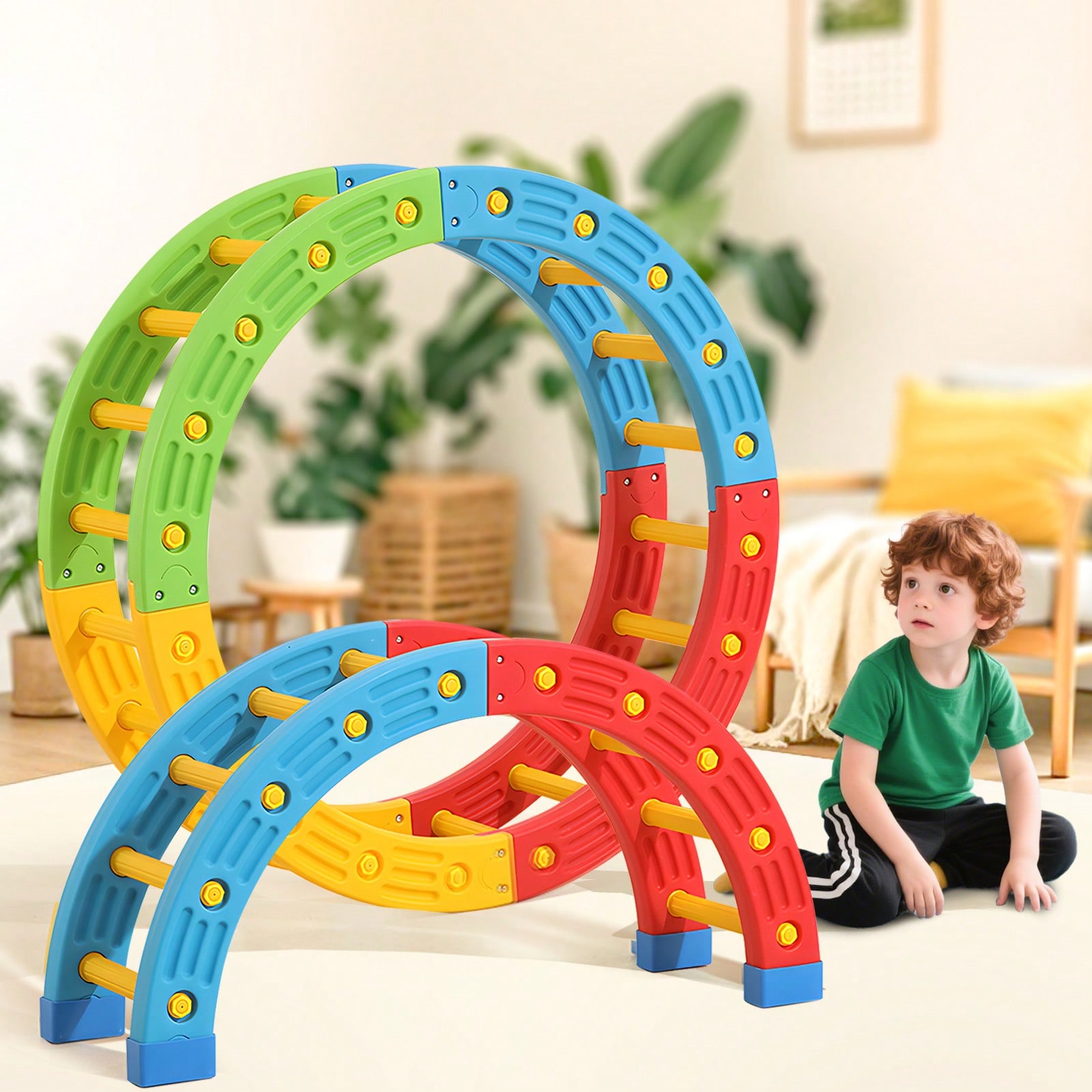 GCCSJ 2-In-1 Foldable Toddler  - Home Gym For Toddlers review and price