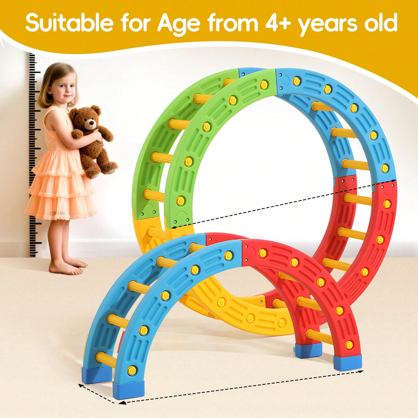 GCCSJ 2-In-1 Foldable Toddler  - Home Gym For Toddlers review and price