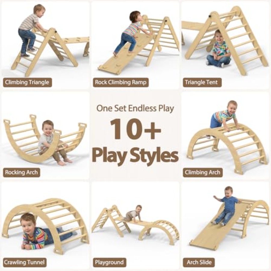 Indoor toddler climbing toy se - Home Gym For Toddlers review and price