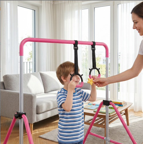 Kids Gymnastics Bar with Gym R - Home Gym For Toddlers review and price