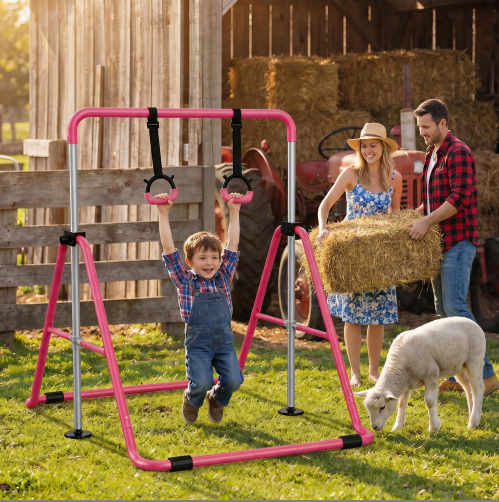 Kids Gymnastics Bar with Gym R - Home Gym For Toddlers review and price