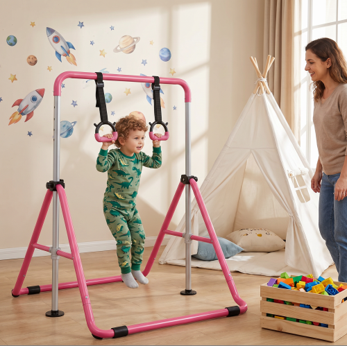 Kids Gymnastics Bar with Gym R - Home Gym For Toddlers review and price
