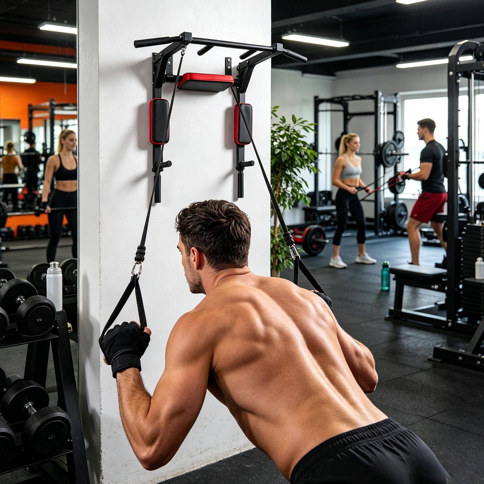 Wall-Mounted Pull-up Bar Fitne - Home Gym Pull Up review and price